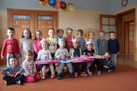 Urodziny w Krasnalach 13.03.2018 - Kalina, Magda, Zosia, Mieszko
