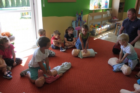 Pierwsza pomoc 27.06.2018 - zajęcia edukacyjne w Elfach i Krasnalach