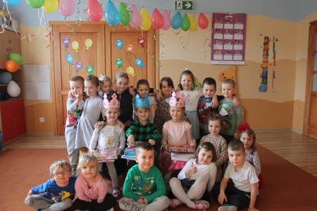 Hania, Kalina, Julek zapraszają na bal urodzinowy Krasnale - luty 2020