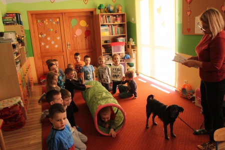 Pies Smoczek zaprasza przedszkolaki na zajęcia - 27 luty 2020