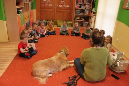 Zajęcia edukacyjne z udziałem psa Vivi - odkrywcy - 27.10.2021